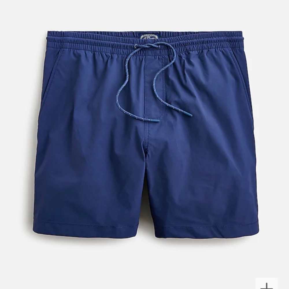 J. Crew Tech Dock Shorts, Size L, Manor Blue